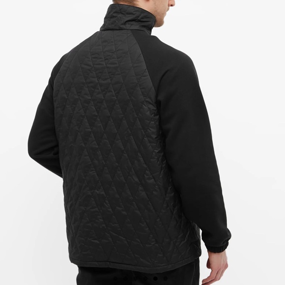 Adidas Men's Black Quilted Half Zip - Picture 4 of 9